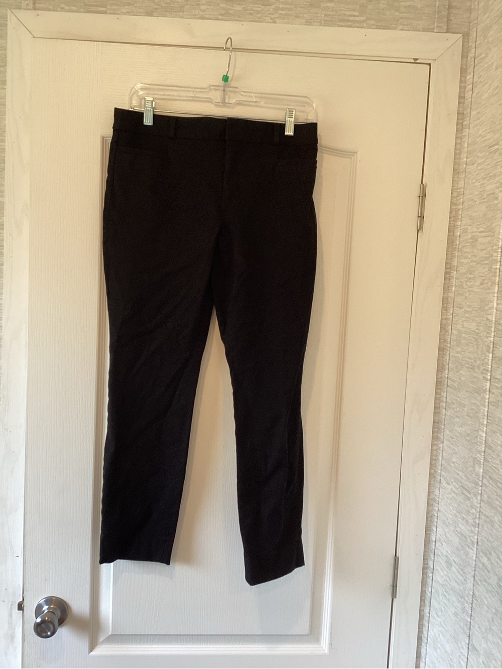 Banana Republic Black Slim Stretch Dress Pants 4 Euc